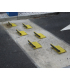 Heavy Duty Steel Yellow Traffic Flow Plates
