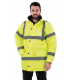 High Visibility Reflective Jacket With Mobile Phone Pocket