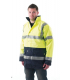 Yellow And Navy Two Tone High Visibility Jacket