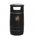 Hooded Copperfield Litter Bin With Galvanised Liner