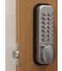 Key Pad Door Lock In Polished Brass Finish