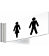 Male and Female Toilet Corridor Signs