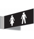 Male and Female Toilet Corridor Signs