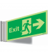 Nite-Glo Exit Arrow Right Corridor Sign