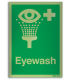 Nite-Glo Acrylic Glow In The Dark Emergency Eyewash Signs