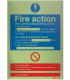 Fire Action Nite-Glo Photo-luminescent Acrylic Material Signs