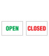 Open Closed Colour Coded Indicator Labels 100 Labels