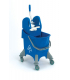 Plastic Mop Bucket with Wringer 30 Litre In Blue