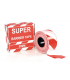 Red And White Plastic Barrier Tapes