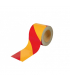 Red And Yellow Plastic Barrier Tapes