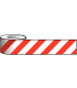 Red & White Reflective Self Adhesive Tape 100mmx25m