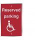 Reserved Disabled Parking Steel Traffic Signs