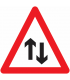 Roll Up Traffic Both Ways Class 1 Reflective Traffic Sign