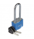 Squire 64.8mm Extra Long Shackle Padlocks In Blue