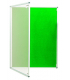 Tamper Proof Fire Retardant Notice Boards With Green Fabric Style OFF913