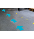 Toughstripe™ Floor Marking Arrow Symbol Tape Colour Blue