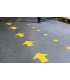 Toughstripe™ Yellow Floor Marking Arrow Symbol Tape