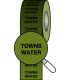 Towns Water Pipeline Marking Information Tape