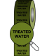 Treated Water Pipeline Marking Information Tape