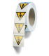 Electrical Hazard Roll Of Self Adhesive Safety Labels