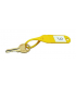 Moulded Plastic Reusable Key Tags Pack Of 100 In Yellow
