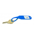 Moulded Plastic Reusable Key Tags Pack Of 100 In Blue