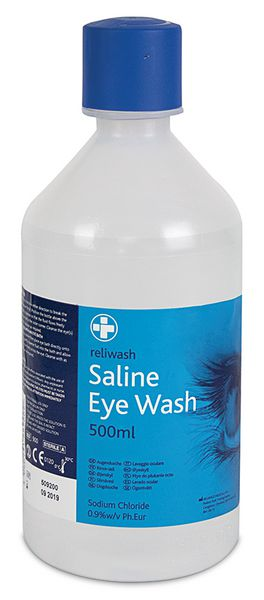 Eyewash Solution with Eye Cup 500mL - Santinel