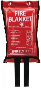 1.2 Metre Square Flat Pack Fire Blankets