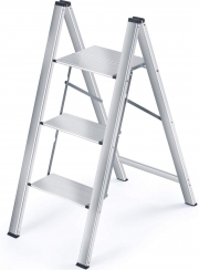 Kingrack Aluminium Folding 3 Step Ladders