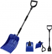 CLISPEED 2-in-1 Snow Shovel With Ice Scraper