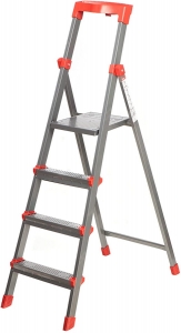 Nika 4-Step Portable Aluminium Step Ladders
