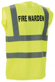 High Visibility Fire Warden Waistcoats