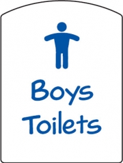Boys Toilets School Signs