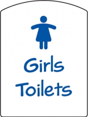 Girls Toilets School Signs