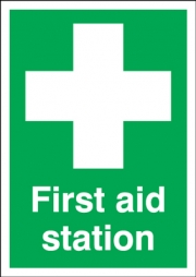 First Aid Station Signs