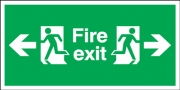 Fire Exit Arrow Left Arrow Right Signs
