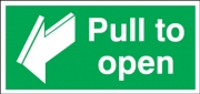 Pull To Open Signs