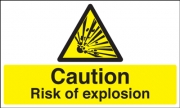 Caution Risk Of Explosion Signs