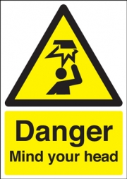 Danger Mind Your Head Signs