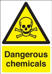 Dangerous chemicals Signs