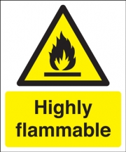 Highly Flammable Signs
