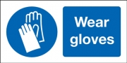 Wear Gloves Mandatory Signs