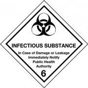Infectious Substances 6 Labels