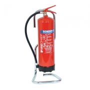 Chrome Single Tubular Fire Extinguisher Stand