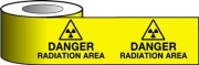 Danger Radiation Area Barrier Tapes
