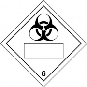 Infectious Substance 6 Placards