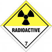 Radioactive Number 7 Warning Diamonds
