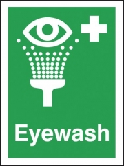 Eye Wash Symbol First Aid Signs