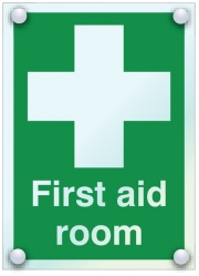 First Aid Room Acrylic Sign