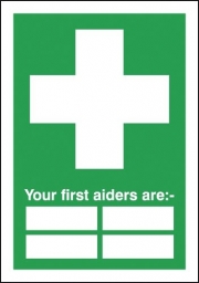 Your First Aiders Are Signs